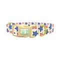 Striped Stars Dog Collar - plastic gold