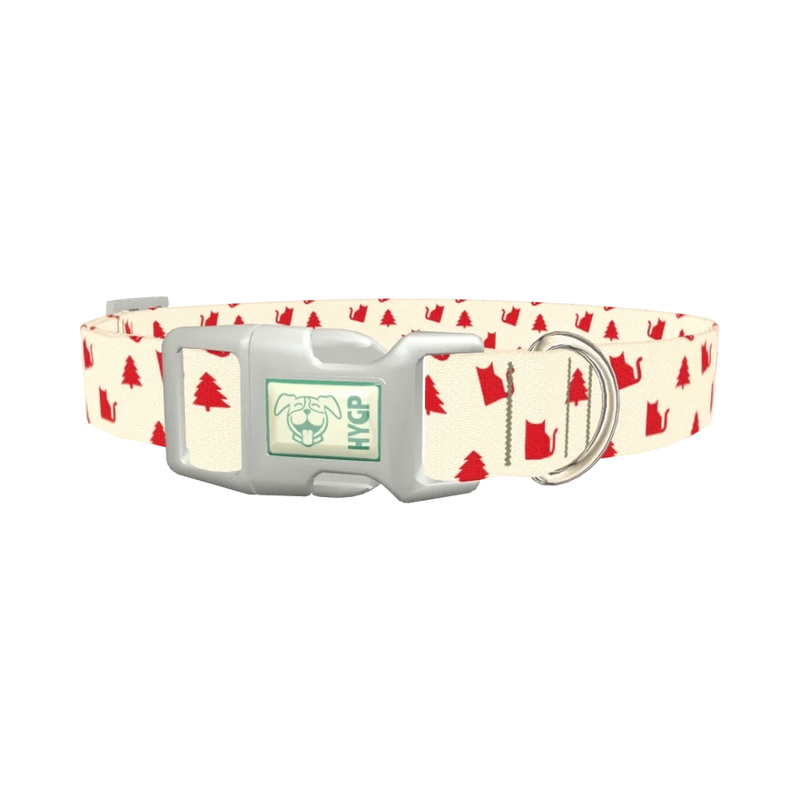 Christmas Cat Dog Collar - plastic silver