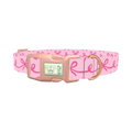 Bow Garland Dog Collar - plastic rose gold