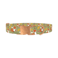 Autumn Fox Dog Collar - metal rose gold