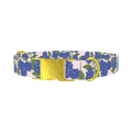 Floral Hydrangea Dog Collar - metal gold