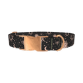 Celestial Sun and Moon Dog Collar - metal rose gold