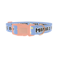 Mamas Boy Dog Collar - plastic rose gold