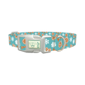 Christmas Treat Dog Collar - plastic silver