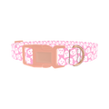 Ghost Halloween Dog Collar - plastic rose gold