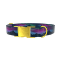 Northern Lights Dog Collar - metal gold