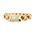 Turkey Heart Dog Collar - plastic gold
