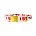 Heart Love Dog Collar - metal gold