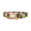 Meadow Bloom Dog Collar - plastic rose gold