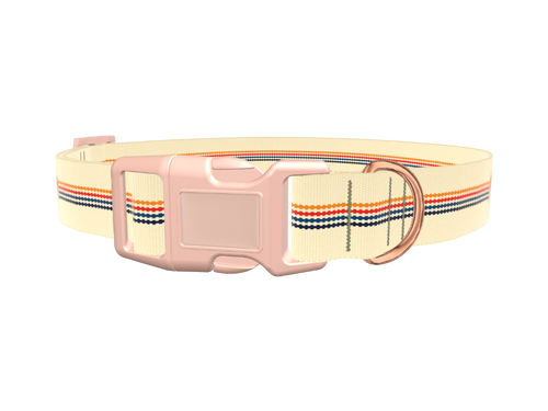 Colorful Hexagon Dog Collar