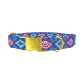 Ombre Tribal Diamond Dog Collar - metal gold