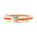 Retro Geometric Dog Collar - metal gold