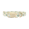 Sunny Cactus Dog Collar - plastic rose gold