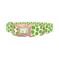 Smiley Face Dog Collar - plastic rose gold