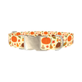 Thanksgiving Feast Dog Collar - metal silver