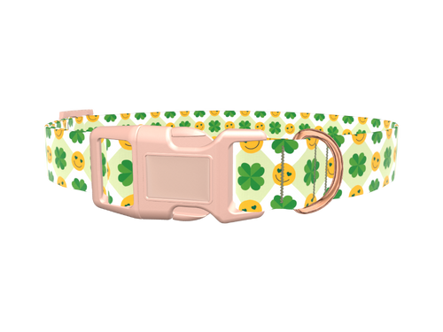 St. Patrick's Smiley Dog Collar