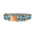 Monarch Butterfly Dog Collar - metal rose gold