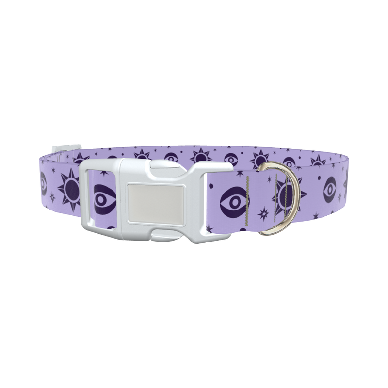 Mystical Star Dog Collar - plastic gold