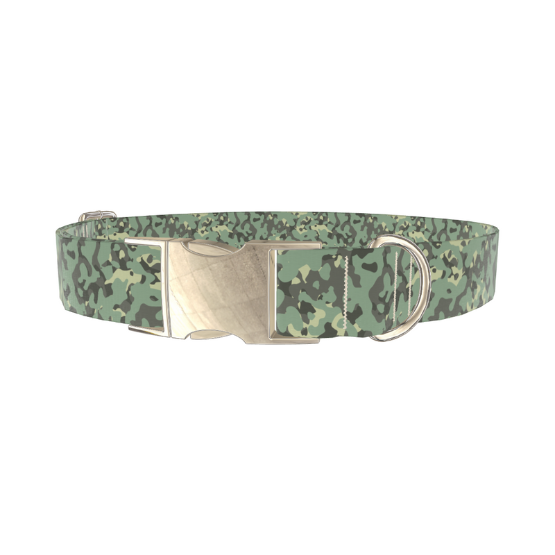 Olive Camouflage Dog Collar