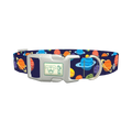 Space Planets Dog Collar - plastic silver