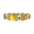 Lucky Clover Dog Collar - metal gold