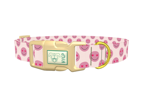 Heart Eyes Emoji Dog Collar