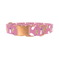 Cowboy Ghost Dog Collar - metal rose gold