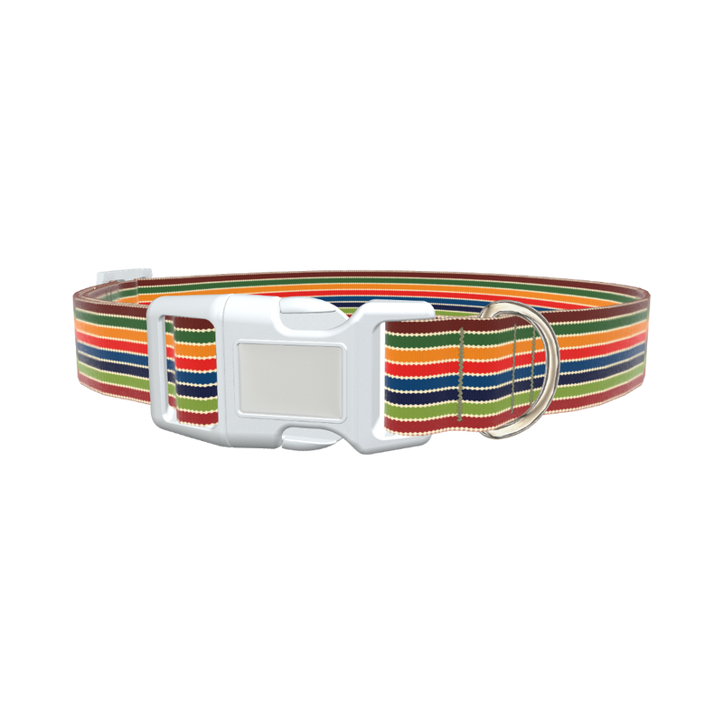 Colorful Honeycomb Dog Collar - plastic rose gold