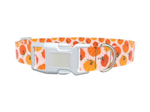 Halloween Pumpkin Dot Dog Collar