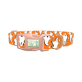 Halloween Ghost Stars Dog Collar - plastic rose gold