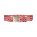 Geometric Star Dog Collar - metal silver