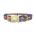 Blue Reindeer Gift Dog Collar - plastic gold