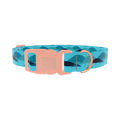 Abstract Landscape Dog Collar - plastic rose gold