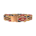 Tribal Rhombus Star Dog Collar - metal rose gold