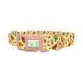 Mexican Fiesta Dog Collar - plastic rose gold