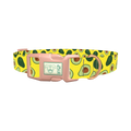 Avocado Fruit Dog Collar - plastic rose gold