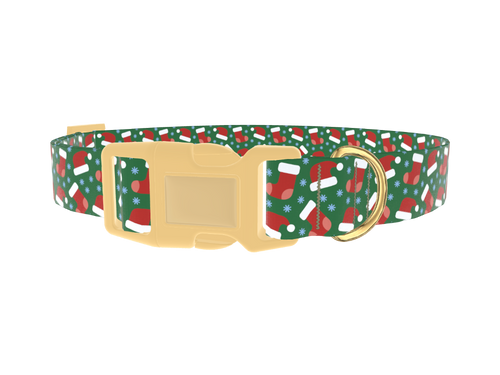 Festive Santa Hat Dog Collar