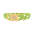 Western Ghost Dog Collar - plastic gold