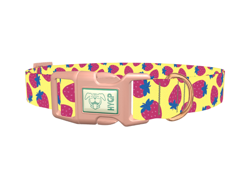 Strawberry Fruit Dog Collar