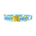 Peace Dove Dog Collar - metal gold