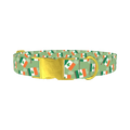 St. Patrick's Flag Dog Collar - metal gold