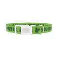 Squirrel Patrol Dog Collar - plastic silver