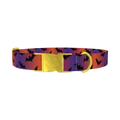 Halloween Bat Dog Collar - metal gold