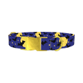 Halloween Night Dog Collar - metal gold