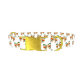 Irish Bow Dog Collar - metal gold