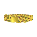 Fall Acorn Dog Collar - metal gold