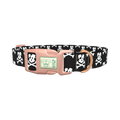 Pirate Dog Collar - plastic rose gold
