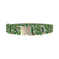 Tennis Sport Dog Collar - metal silver