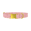 Cosmic Starry Dog Collar - metal gold