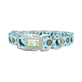 Mystical Crow Dog Collar - plastic silver